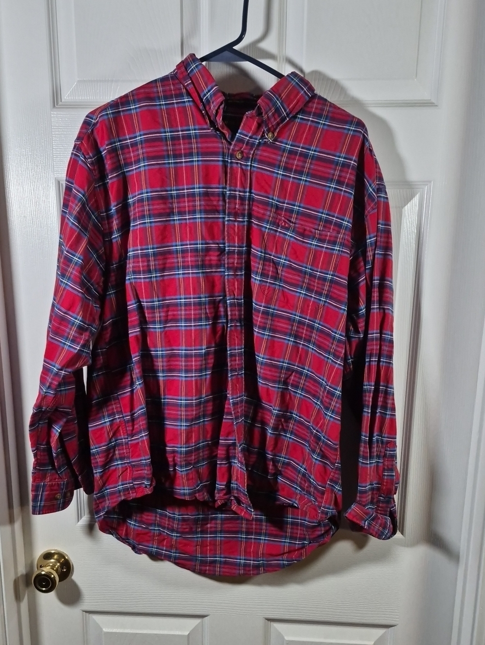 Alexander Julian Red Plaid Button-Down Shirt